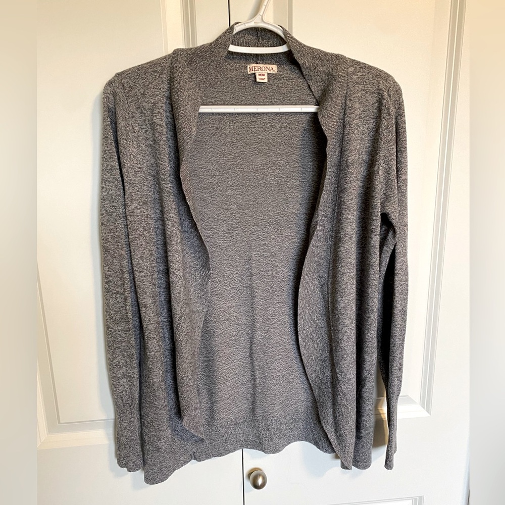 Merona gray cocoon wrap cardigan